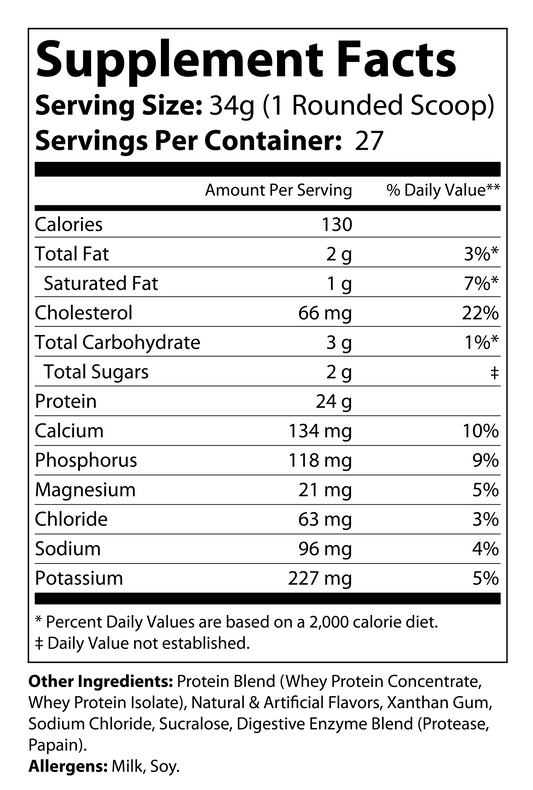 2lb Whey (Birthday Cake)