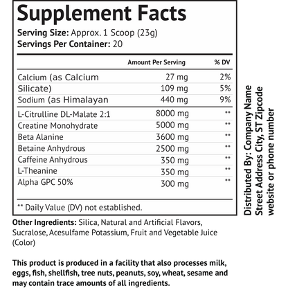 Ignition w/Creatine 5g (Grape Annihilator)